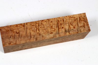 Messergriffblock Karelische Maserbirke stabilisiert - Stabi3738
