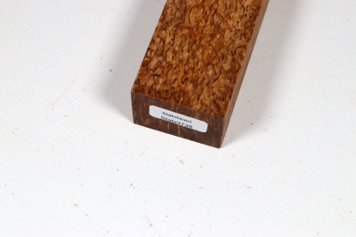Messergriffblock Karelische Maserbirke stabilisiert - Stabi3738