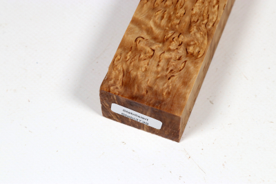 Messergriffblock Karelische Maserbirke stabilisiert - Stabi3739