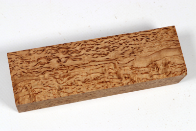 Knife Blank Karelian Masurbirch stabilized - Stabi3740
