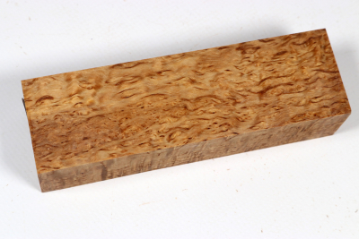 Knife Blank Karelian Masurbirch stabilized - Stabi3746