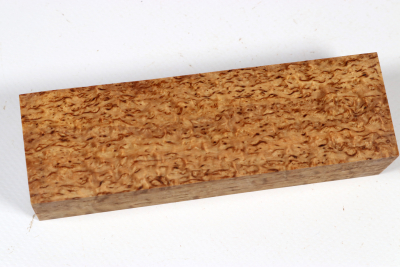 Knife Blank Karelian Masurbirch stabilized - Stabi3746
