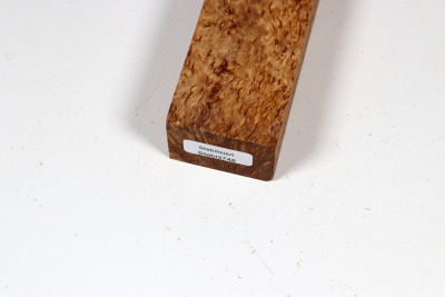 Messergriffblock Karelische Maserbirke stabilisiert - Stabi3748