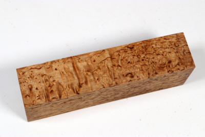 Knife Blank Karelian Masurbirch stabilized - Stabi3749
