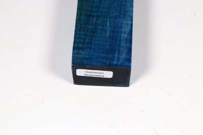 Knife Blank Koa curly blue stabilized - Stabi3664