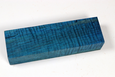 Knife Blank Koa curly blue stabilized - Stabi3664 Knife Blank Koa curly blue stabilized - Stabi3664