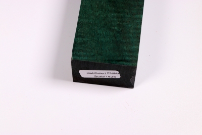 Knife Blank Koa curly green stabilized - Stabi1825