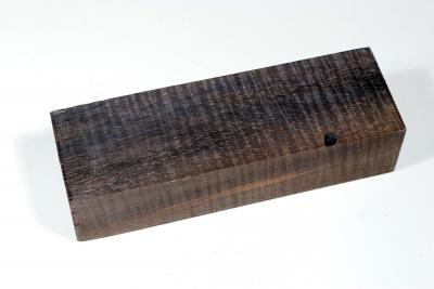 Knife Blank Koa curly black stabilized - Stabi2421