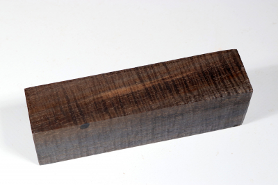 Knife Blank Koa curly black stabilized - Stabi2421