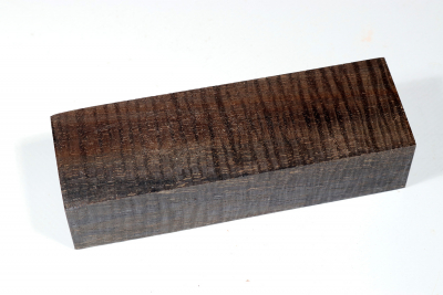 Knife Blank Koa curly black stabilized - Stabi2421