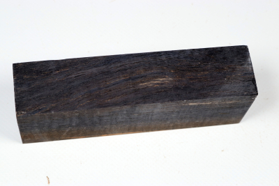 Messergriffblock Koa curly schwarz stabilisiert - Stabi3522