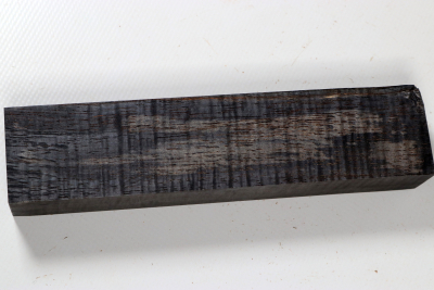 Messergriffblock Koa curly schwarz stabilisiert XL - Stabi3821