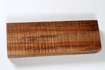 Knife Blank Koa curly stabilized XL - Stabi3816