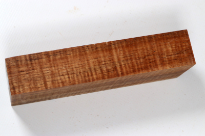 Knife Blank Koa curly stabilized XL - Stabi3816