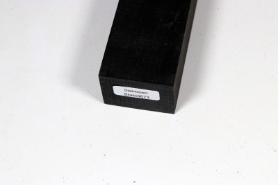 Knife Blank Bog Oak stabilized - Stabi3673