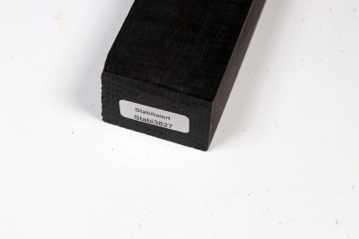 Messergriffblock Mooreiche stabilisiert - Stabi3827