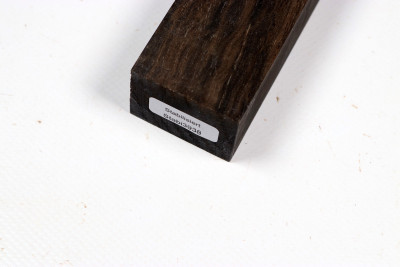 Knife Blank Bog Oak stabilized - Stabi3938