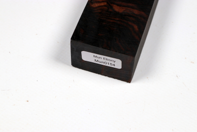 Messergriffblock Mun Ebony A XCut - Mun0154