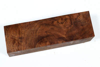Messergriffblock Nussbaum Maser - NusBM1249