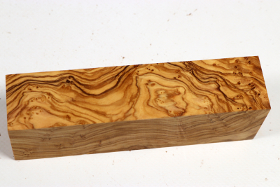 Knife Block Olivetree Burl - Oliv0931
