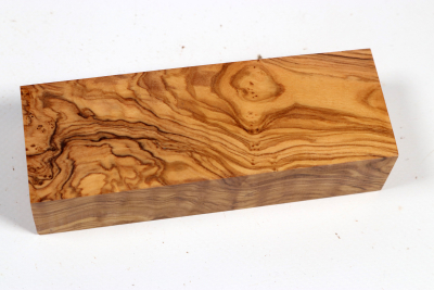 Knife Block Olivetree Burl - Oliv0952