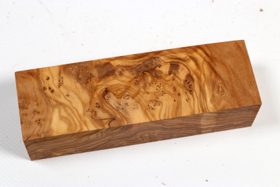 Knife Block Olivetree Burl - Oliv0953