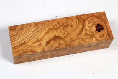 Knife Block Olivetree Burl - Oliv0960