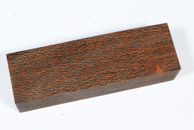 Messergriffblock Platane schwarz stabilisiert - Stabi3350
