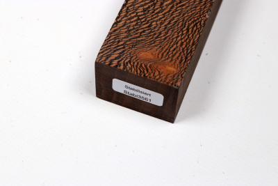 Knife Blank Platanus black stabilized - Stabi3561
