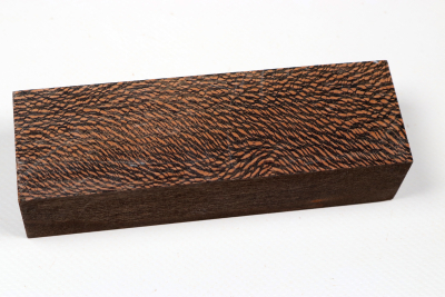 Knife Blank Platanus black stabilized - Stabi3567