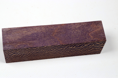 Knife Blank Platanus  purple stabilized - Stabi3554