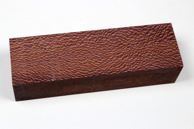 Knife Blank Platanus  purple stabilized - Stabi3556