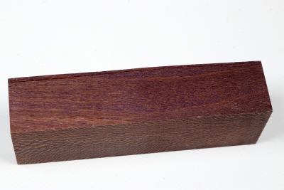 Knife Blank Platanus  purple stabilized - Stabi3557