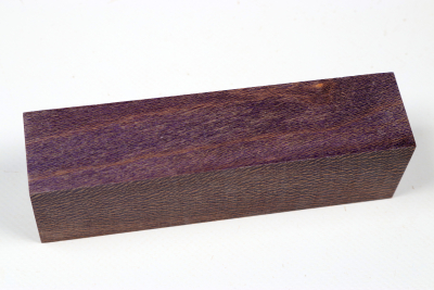 Knife Blank Platanus  purple stabilized - Stabi3566