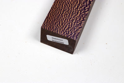 Knife Blank Platanus  purple stabilized - Stabi3566