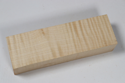 Knife Block Curly Maple - RieAh0293