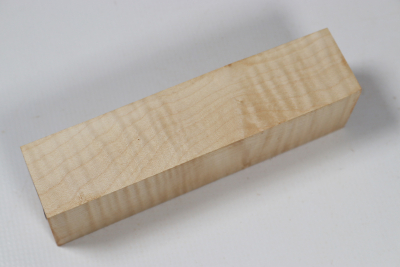 Knife Block Curly Maple - RieAh0293