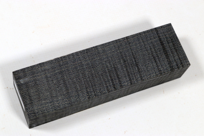 Messergriffblock Riegelahorn schwarz stabilisiert - Stabi3408