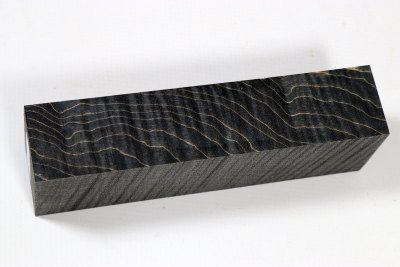 Messergriffblock Riegelahorn schwarz stabilisiert - Stabi3410