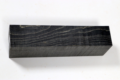 Knife Blank Curly Maple black stabilized - Stabi3411