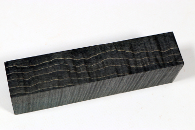 Messergriffblock Riegelahorn schwarz stabilisiert - Stabi3413