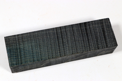 Messergriffblock Riegelahorn schwarz stabilisiert - Stabi3413