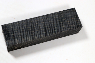 Messergriffblock Riegelahorn schwarz stabilisiert - Stabi3414