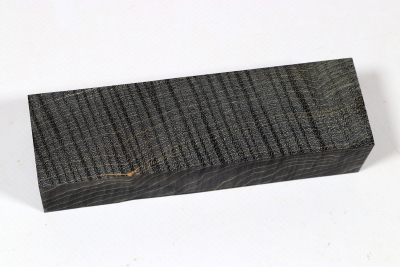 Messergriffblock Riegelahorn schwarz stabilisiert - Stabi3416