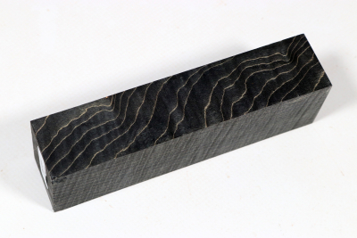 Messergriffblock Riegelahorn schwarz stabilisiert - Stabi3416