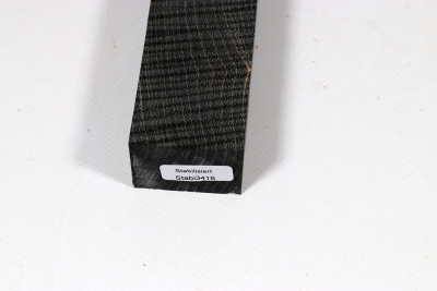 Messergriffblock Riegelahorn schwarz stabilisiert - Stabi3416