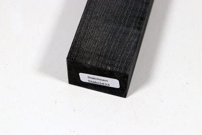 Messergriffblock Riegelahorn schwarz stabilisiert - Stabi3433