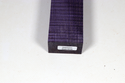 Knife Blank Curly Maple purple stabilized - Stabi3648