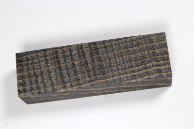 Messergriffblock Riegelesche anthrazit stabilisiert - Stabi3656