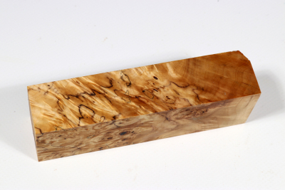 Knife Blank Horse Chestnut Burl stabilized - Stabi3098